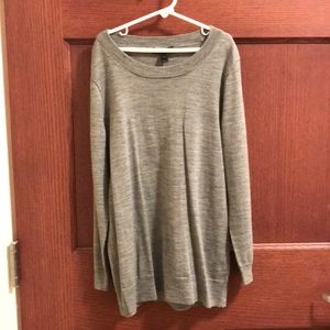 J. Crew Heather Gray Crewneck Sweater